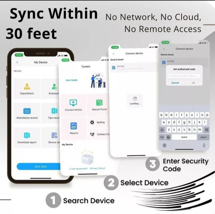 Time Clock, App-Based, Face, Card & Fingerprint Attendance Machine