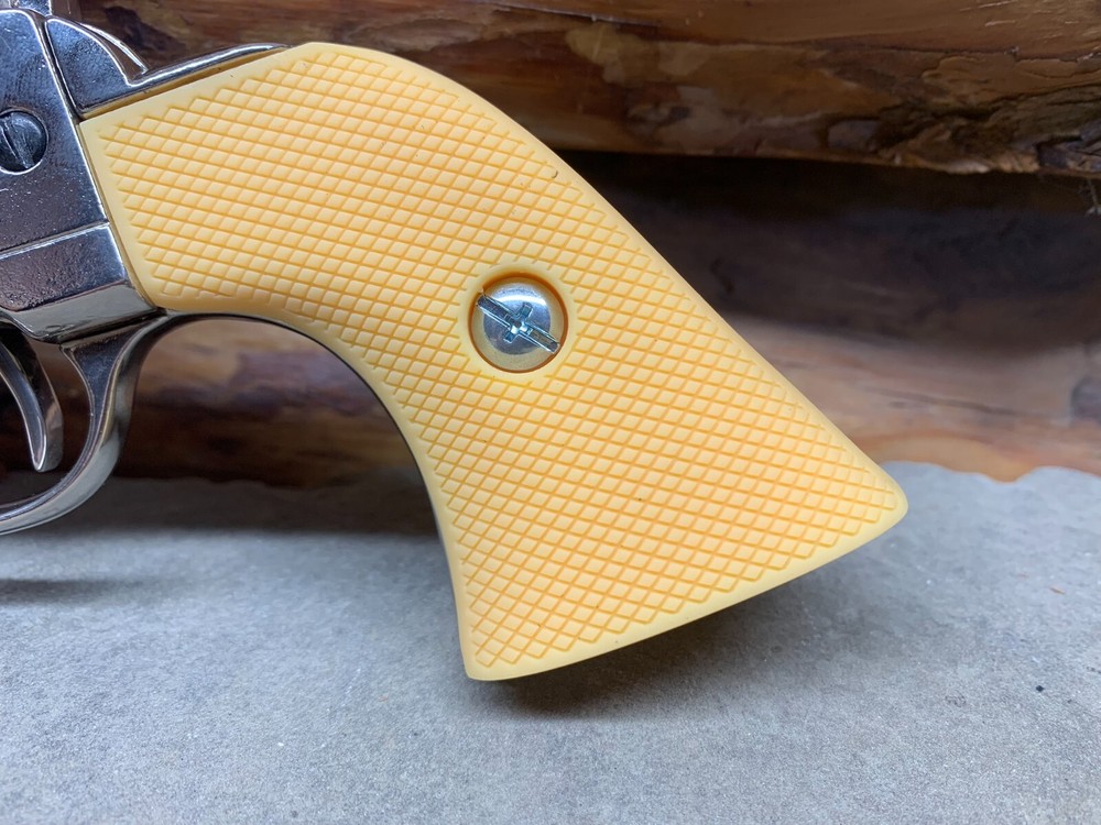Denix M1873 Grip Handles Panel Aged Ivory Diamond Hatch w/Hardware Resin Polymer