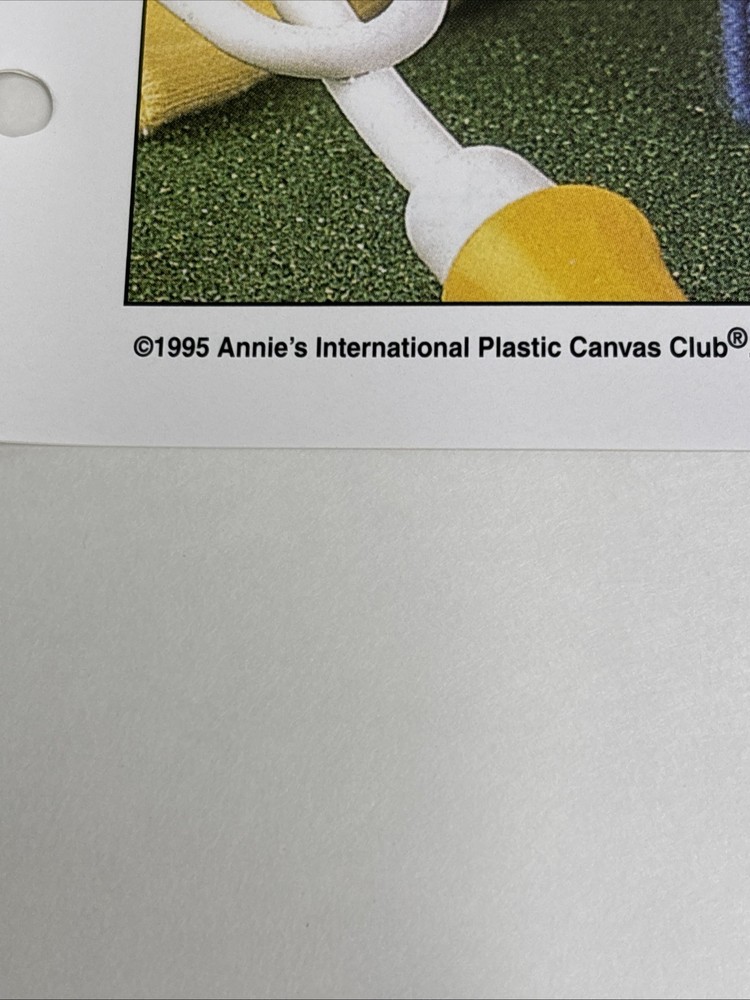 Mouse Planter & Poke Annie's Attic Plastic Canvas Pattern Page