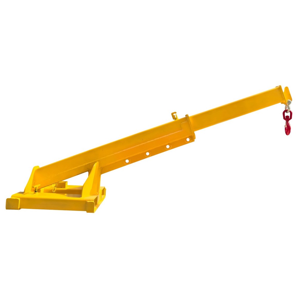 5T Forklift Telescopic Boom Adjustable Mobile Forklift Crane Lifting Attachment