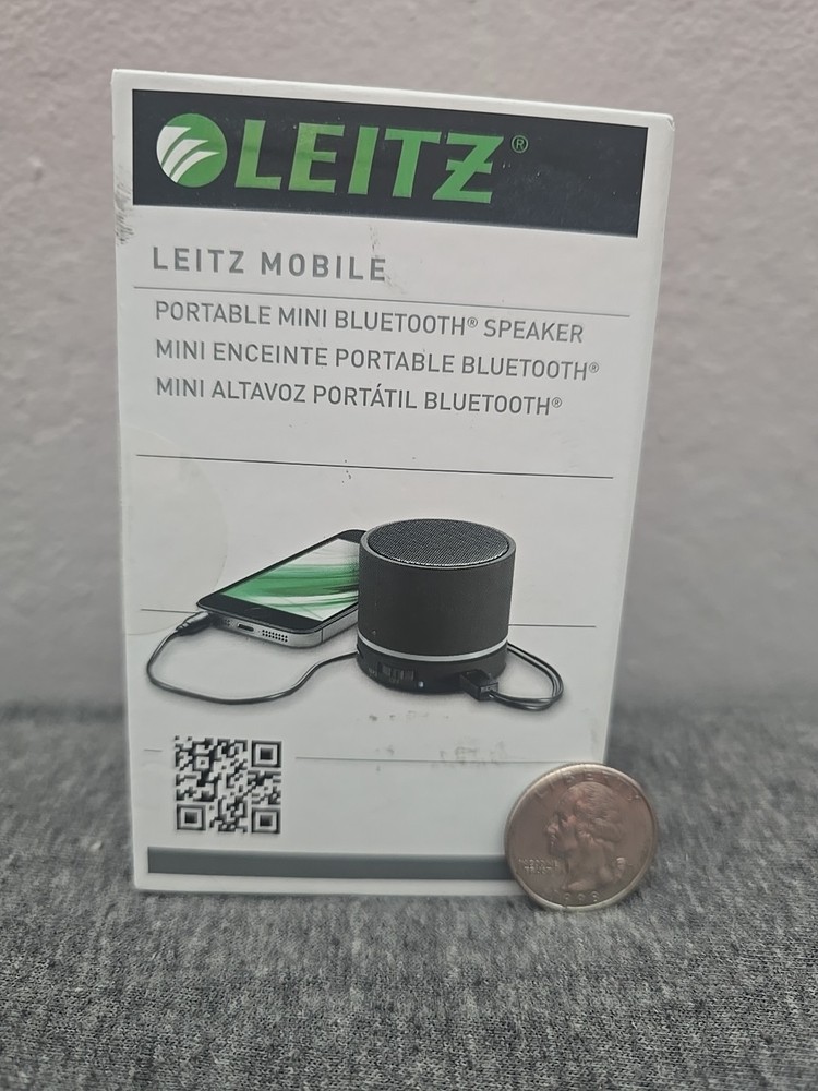 LEITZ MOBILE Portable Bluetooth Speakers. New In Box.
