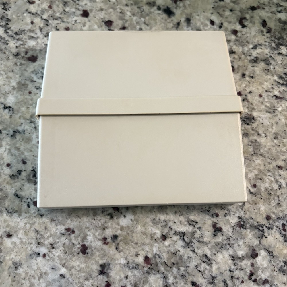 Tandy Plastic Floppy Disk Case Preowned With Slight Melt Mark