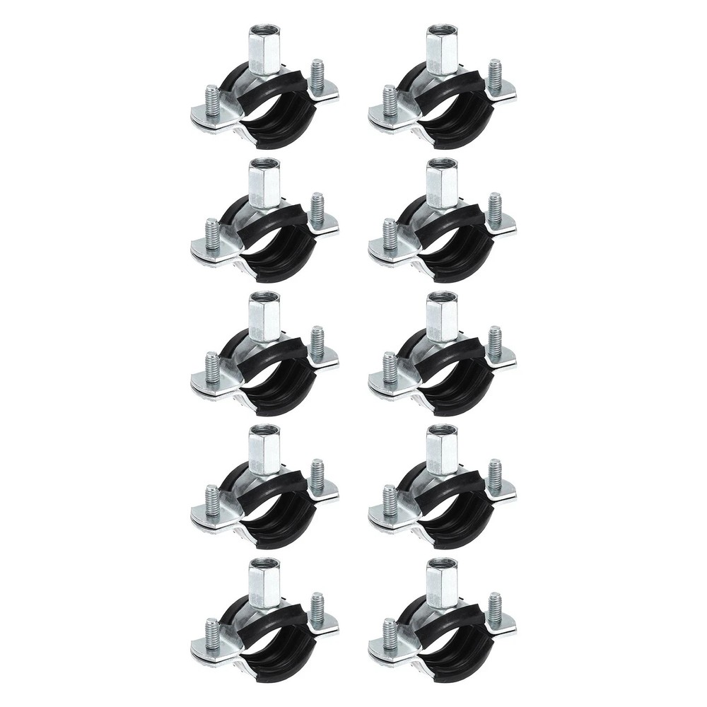 10pcs 1" Split Ring Pipe Hanger Wall Mount Pipe Bracket Clamp AKIHISA