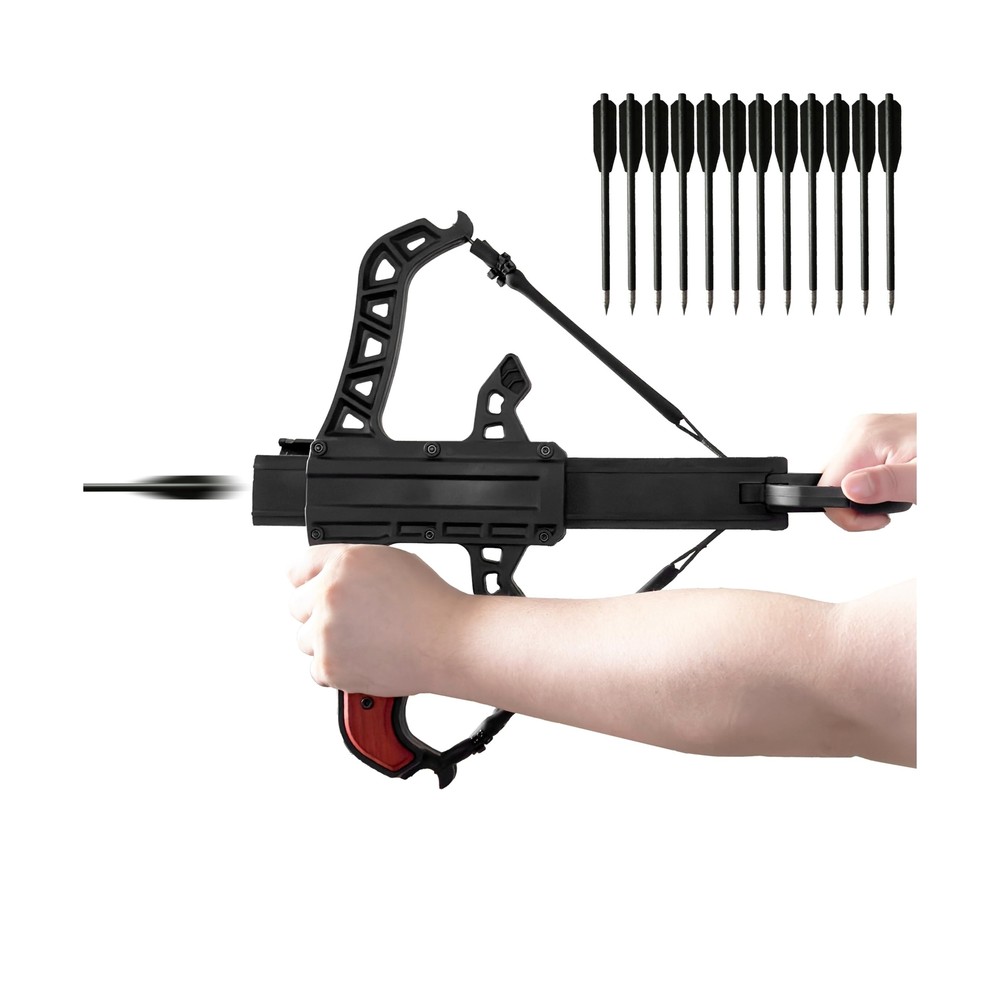 Repeating Compound Bow with 12 Arrows Perfect for Competitive Archery and Out...