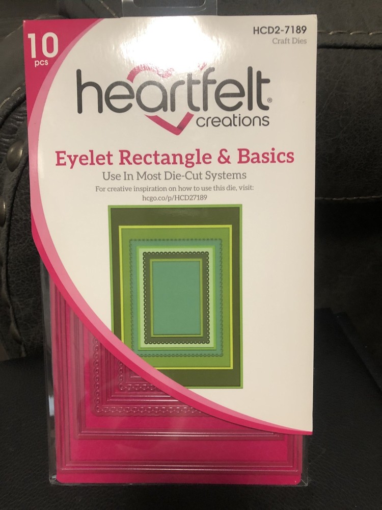 Heartfelt Eyelet Rectangle & Basics Die Cut