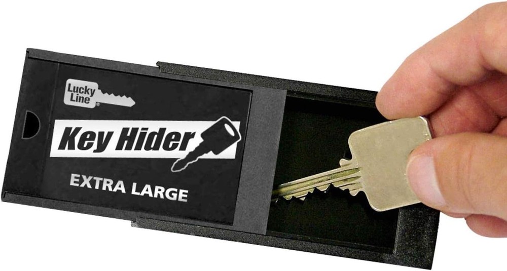 Hidden Magnetic Spare Key Storage Lock Box