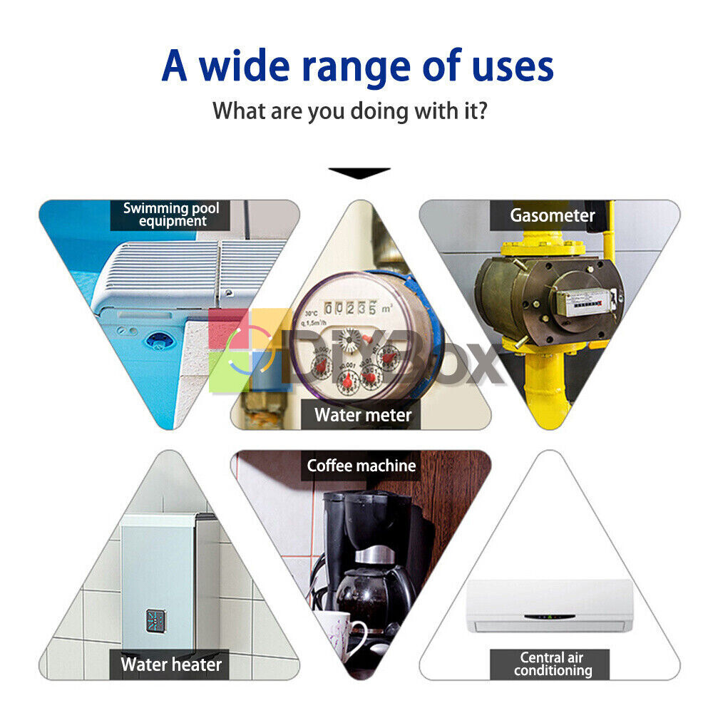 Adjustable Water Flow Switch Sensor Female Thread Connect Flow Meter Universals