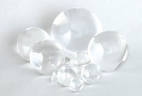 24pcs - 1/2" Diameter Clear Acrylic Solid Sphere Transparent Lab Craft Ball