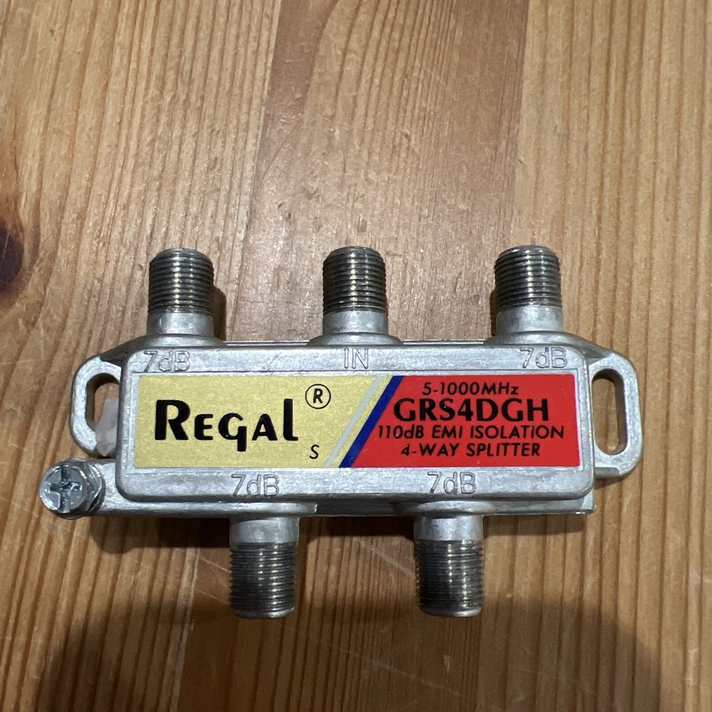 Regal GRS4DGH 4-Way Splitter
