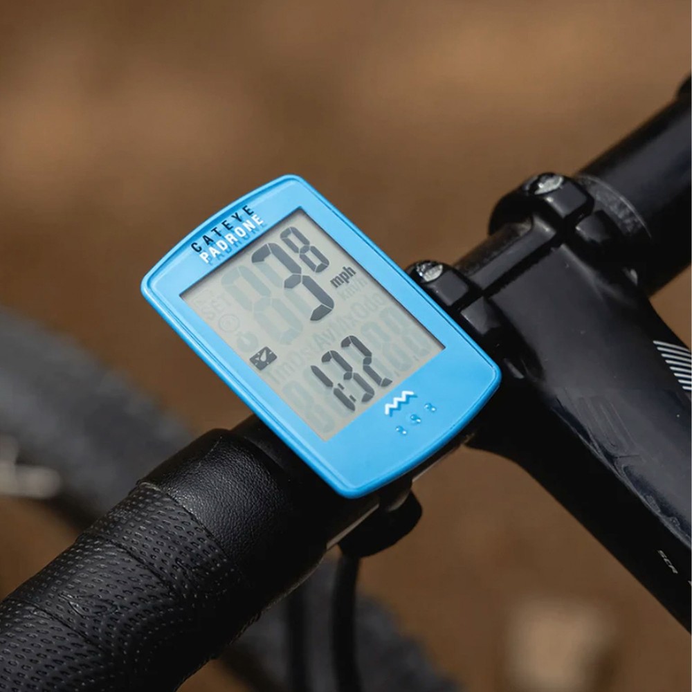 CatEye Padrone Wireless Cycle Computer - CC-PA100W CPSC - Blue