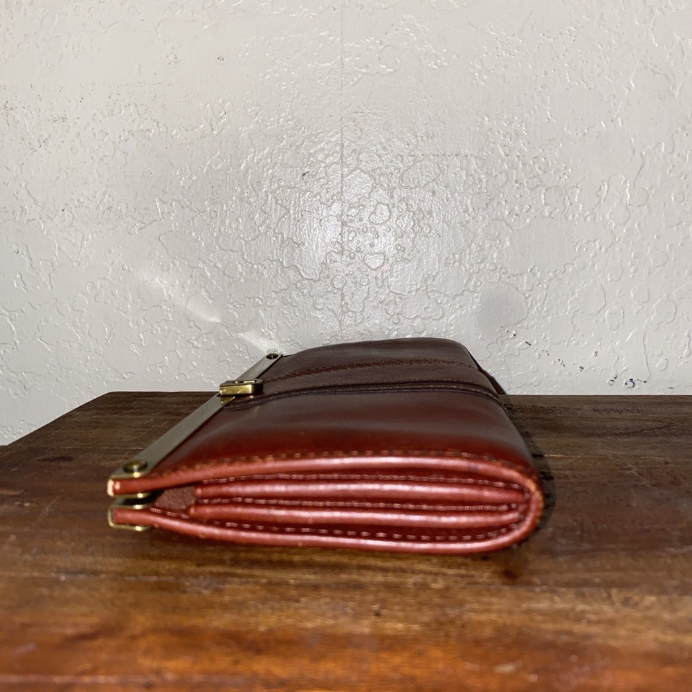Fossil Kayla Dark Red Leather Wallet
