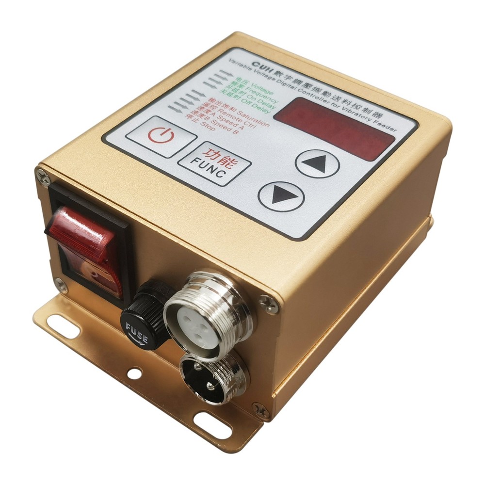 110V Micro Electromagnetic Vibrating Feeder Granular Materials Shaking Conveyor