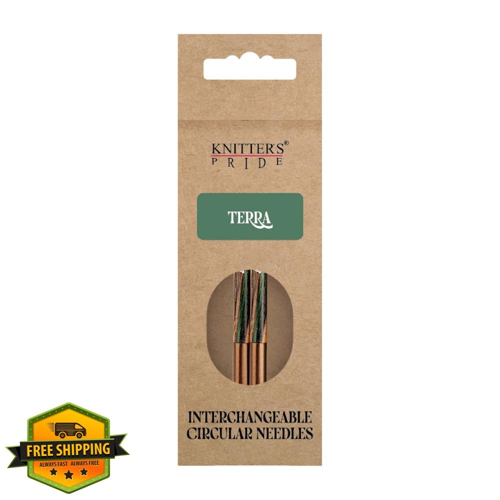 Knitter's Pride Terra 2" Interchangeable Needles US Size 8 (5mm)