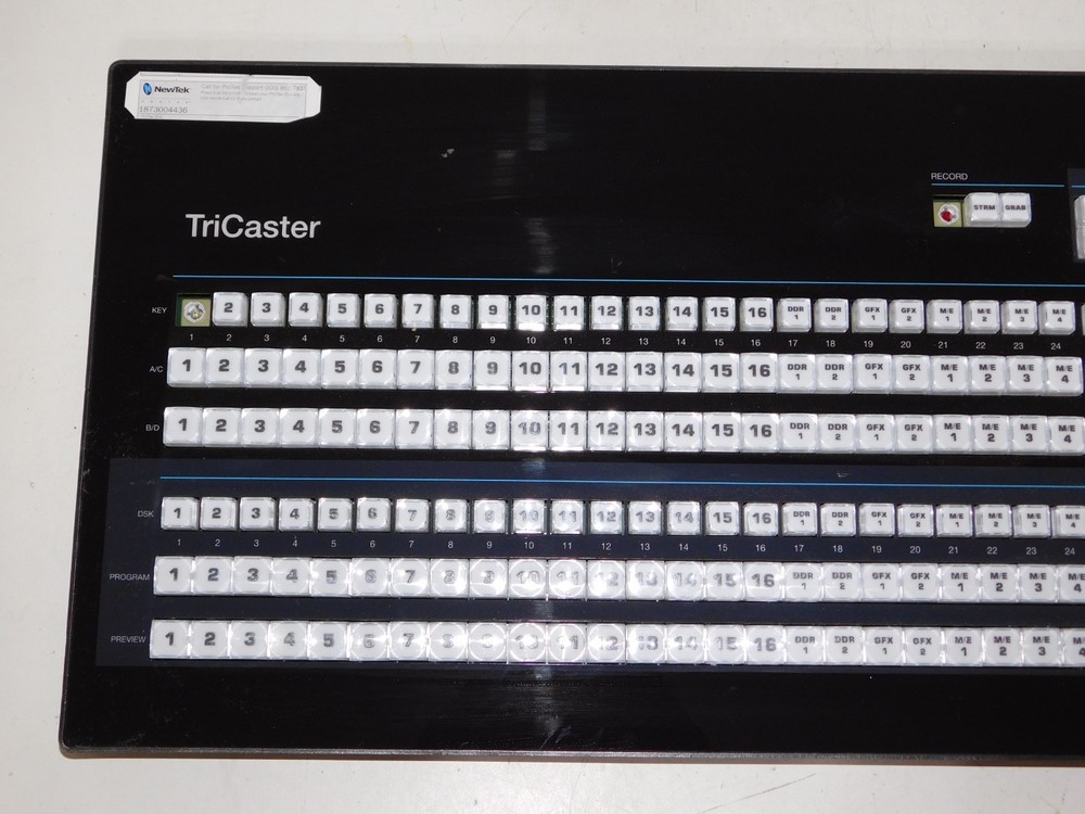 NewTek TriCaster TC1 Large Panel Control Surface Live Production Controller Unit