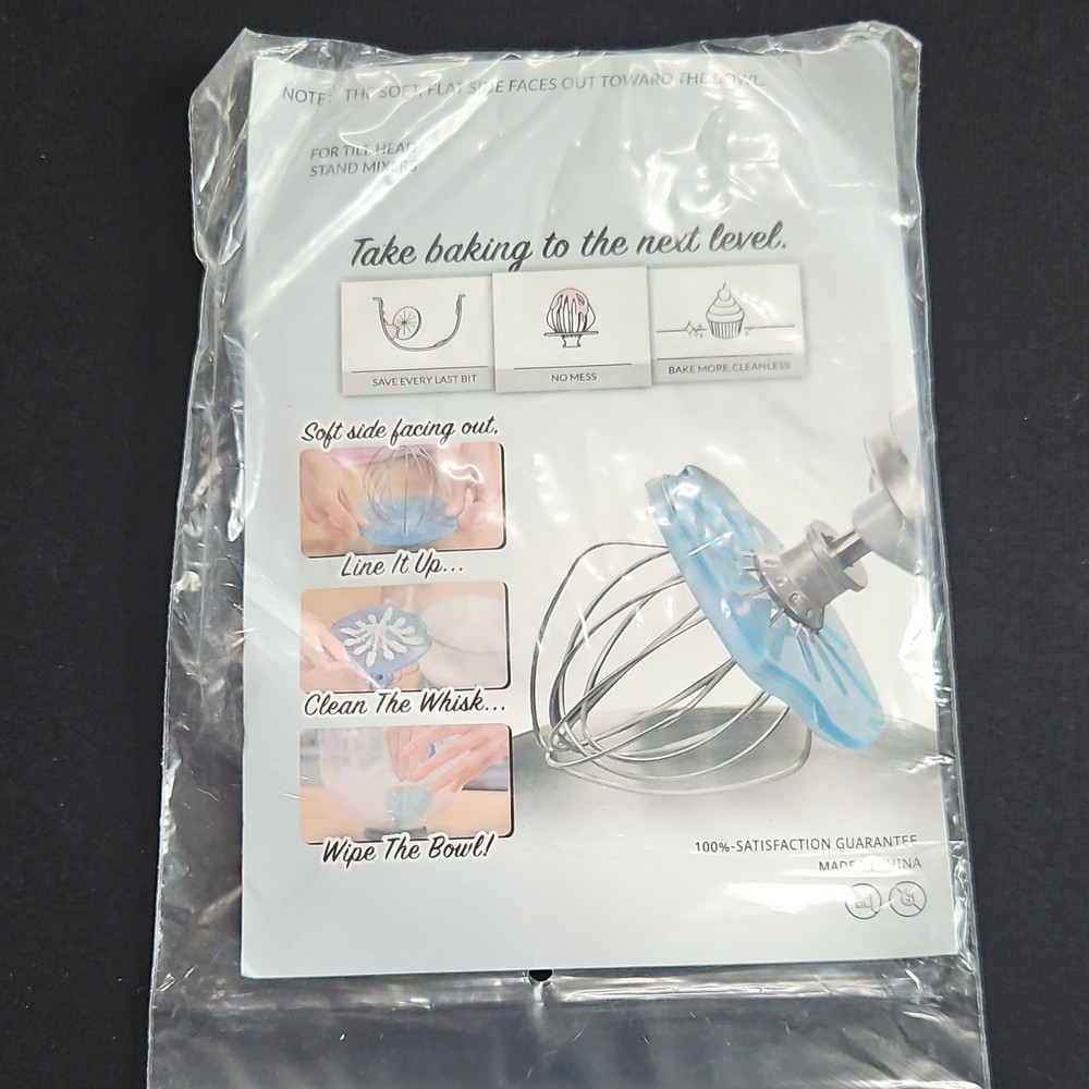 Blue Replacement Whisk Scraper Reusable Plastic for Stand Mixer