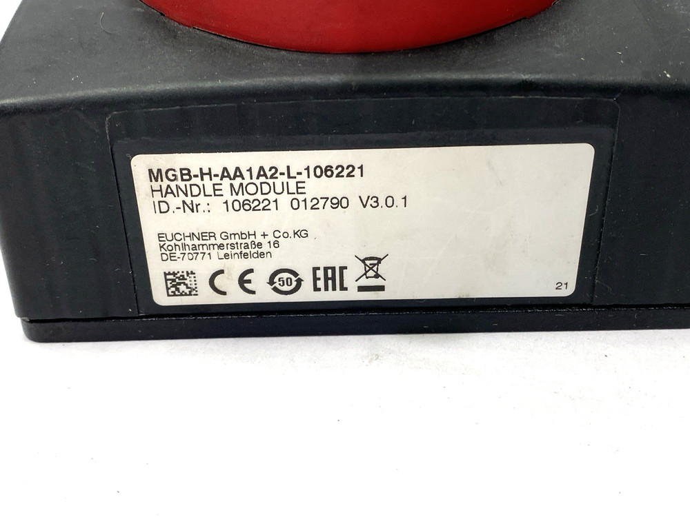 Euchner MGB-H-AA1A2-L-106221 Handle Module 106221