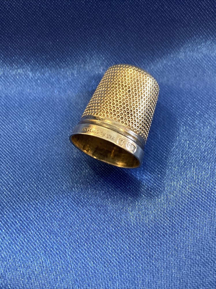Charles Horner C. H SOLID STERLING SILVER THIMBLE No:7 - Read First