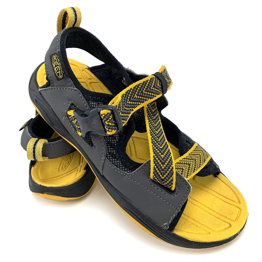 KEEN Boys Size 3 Gray Open Toe Sandal