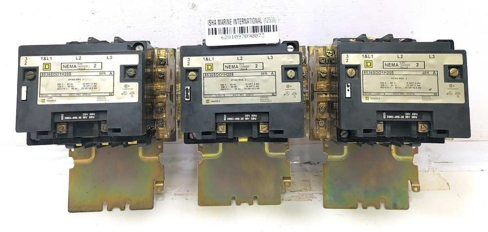 SquareD 8536SDO1H20S Electric Motor Starter