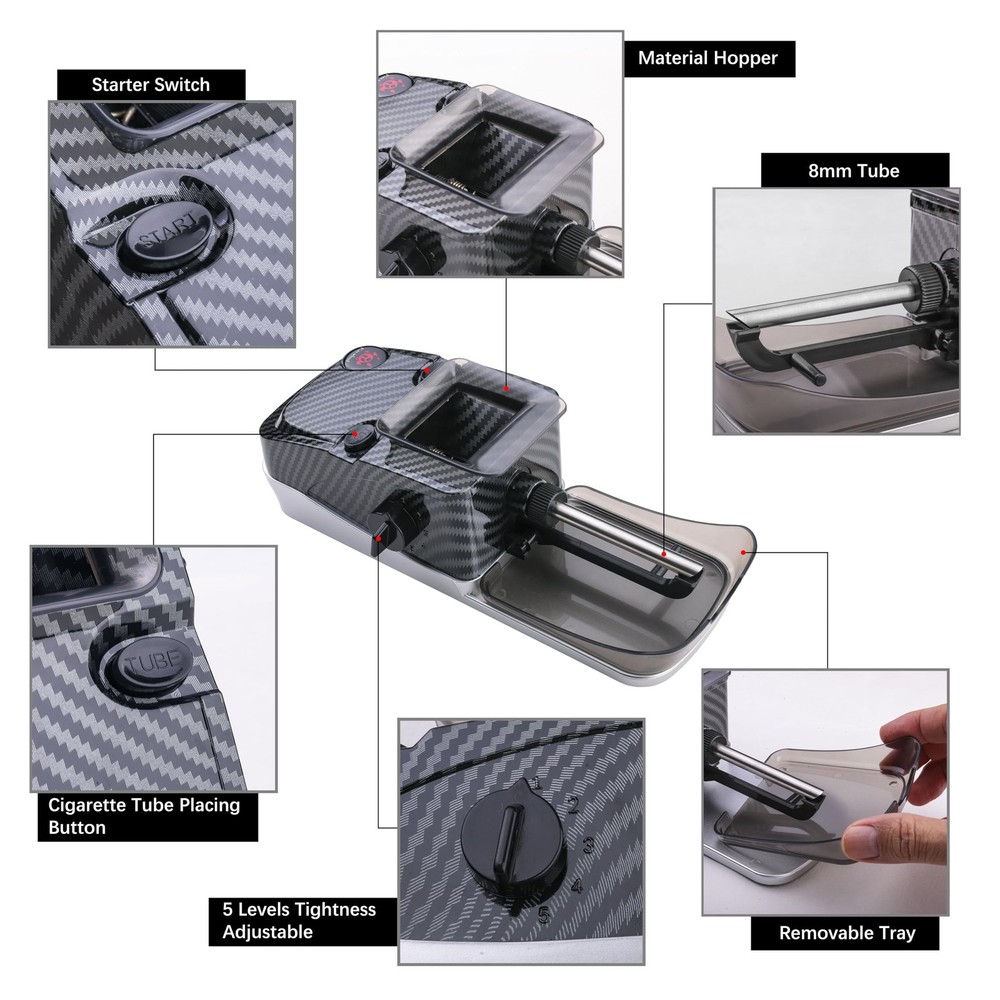Cones Rolling Machine, Automatic Cigarette Rolling Machine, Pre Roll Machine ...