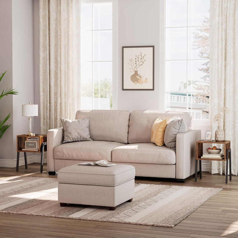 Nightstands Set of 2, Stackable End Table, Side Table, Bedside Tables with Open