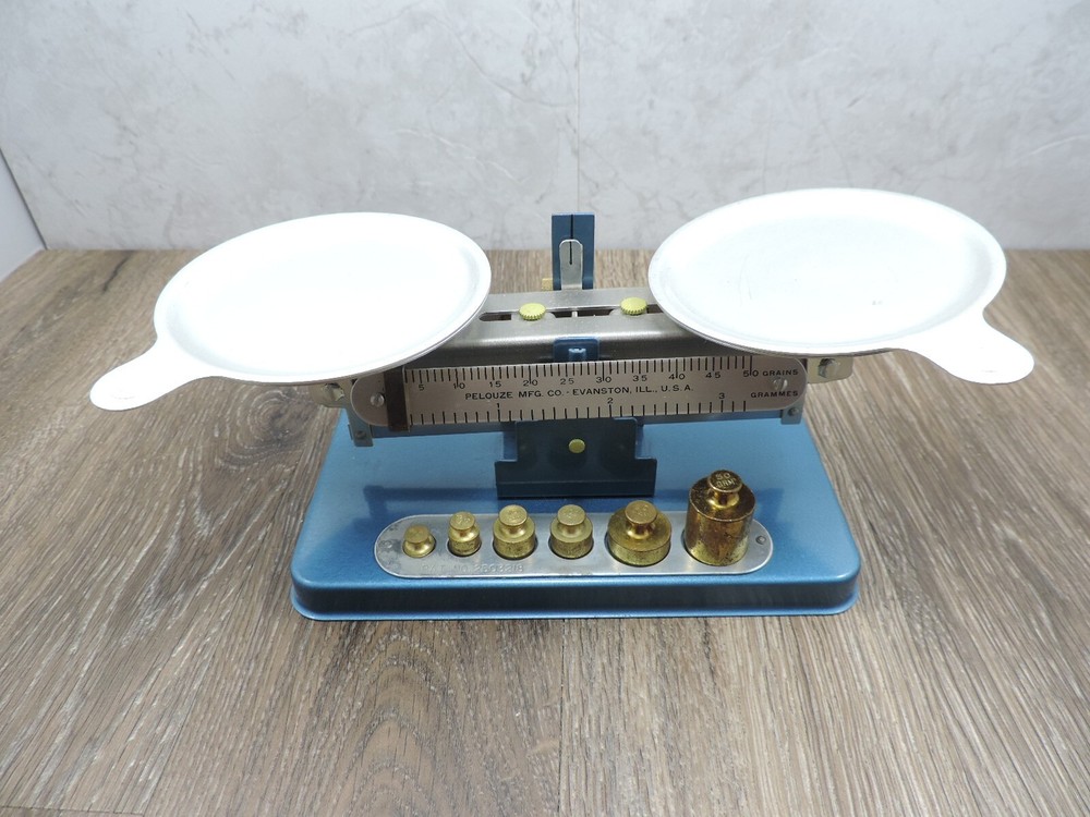Pelouze Balance Scale w/Weights