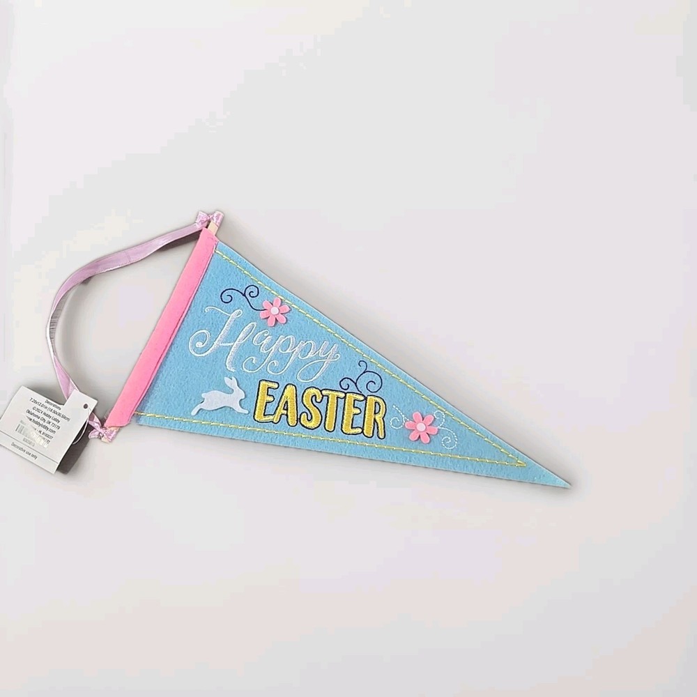 Easter Felt Pennants party Decor Happy Easter