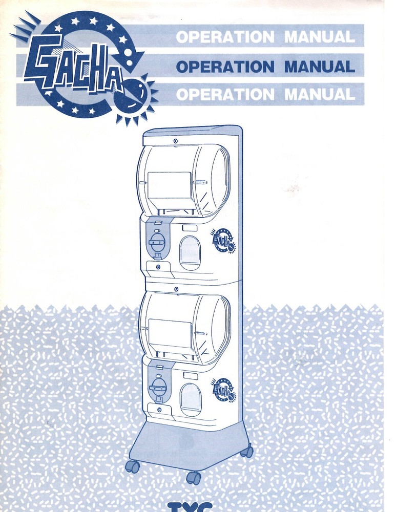 TYC Gacha Operation Manuals - You Select Form