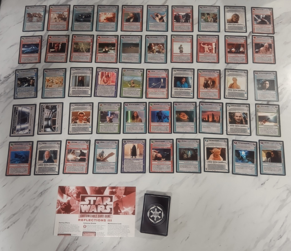 Star Wars CCG Reflections III Complete No Foils Includes Checklist