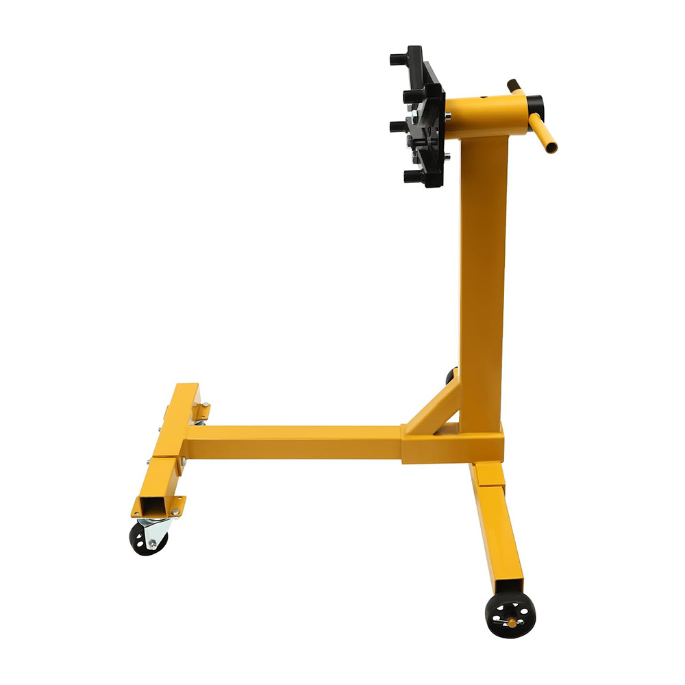 Adjustable 1000lbs Engine Stand Folding Hoist Dolly with Rotating Head