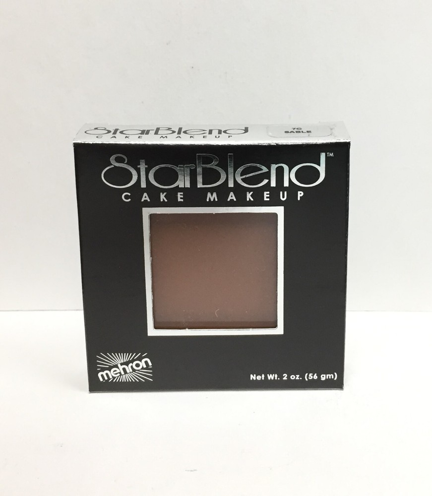 Mehron Star Blend Cake Makeup - Sable 110-7C, 2 oz