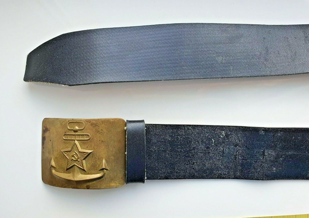 soviet ussr military belt navy