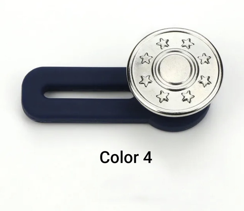 4PCS Expander Button Pants Waist Extender Metal Adjustable Retractable For Jeans