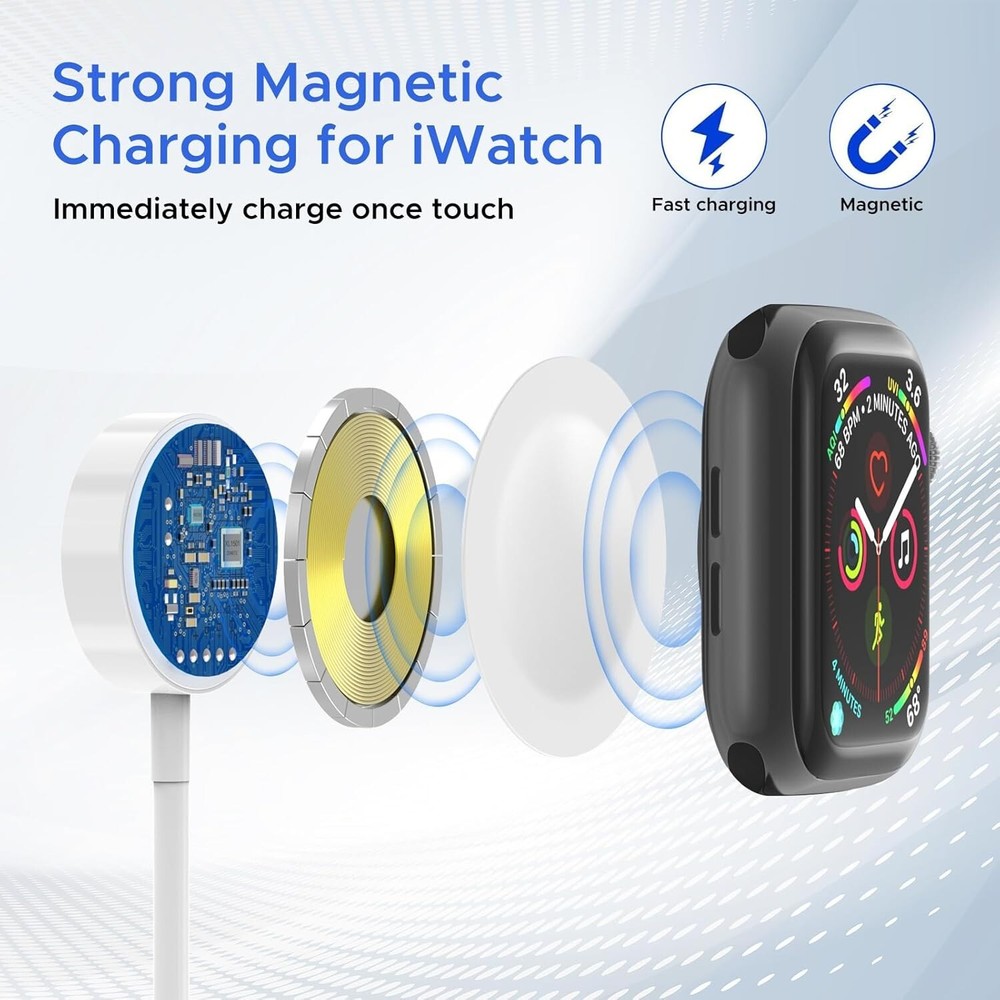 4 in 2 Fast USB Charging Cable Universal Multi-Function Cell Phone Charger Cord