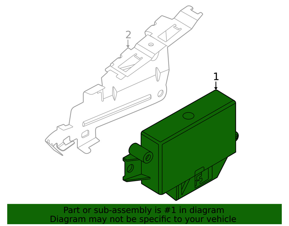 Genuine BMW Module 66-20-5-B39-BC7
