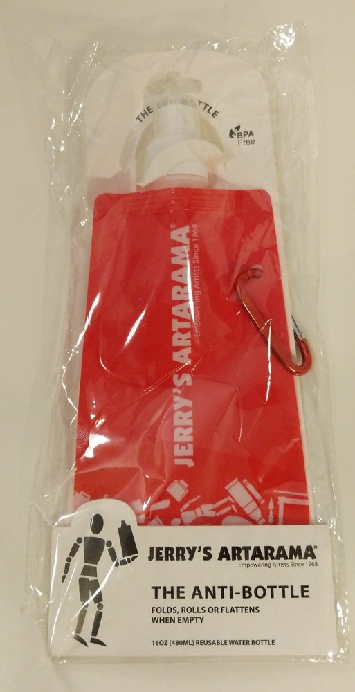 Eco-Friendly Collapsible Water Bottle with Jerry's Logo