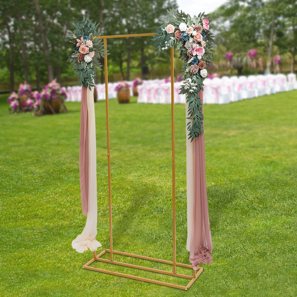 Garden Floral Balloon Stand Rectangular Balloon Frame Wedding Backdrop Decor