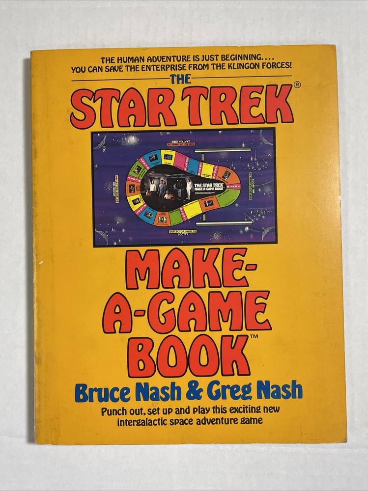 Star Trek Make A Game book unused 1979