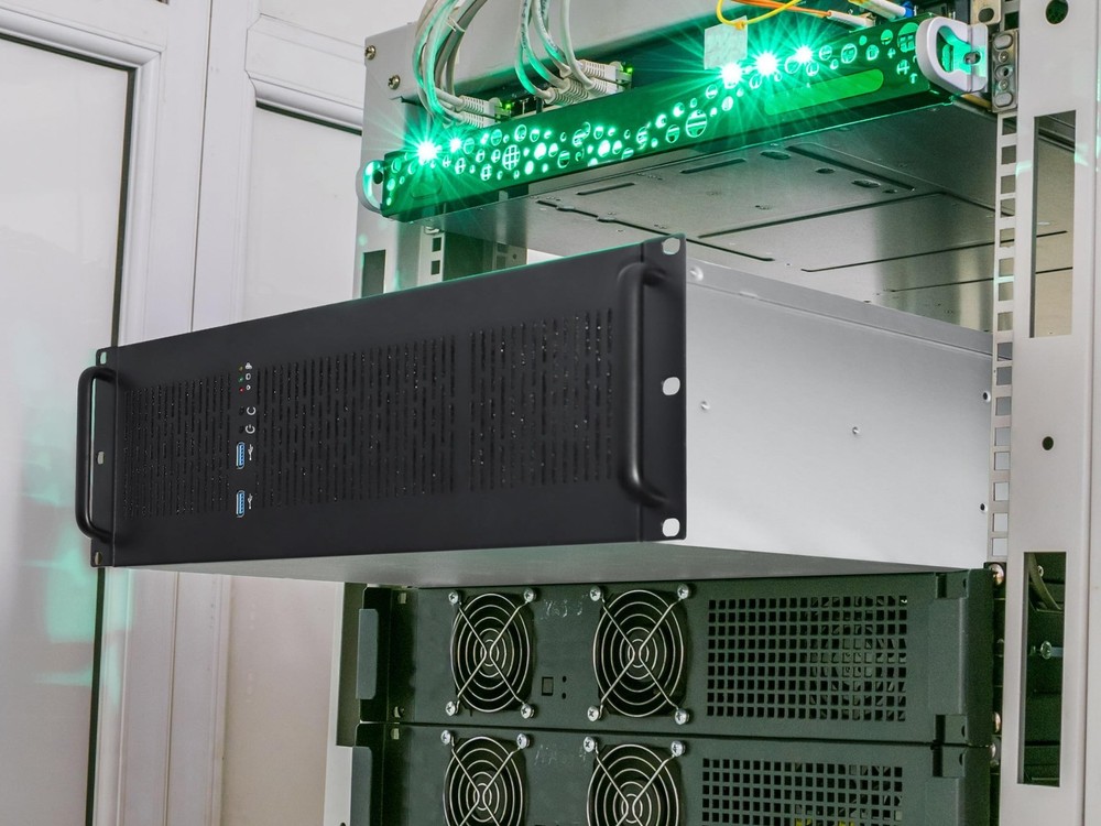 Rosewill 3U Server Chassis Rackmount Case, 6X 3.5 Bays, E-ATX Compatible, 2X ...