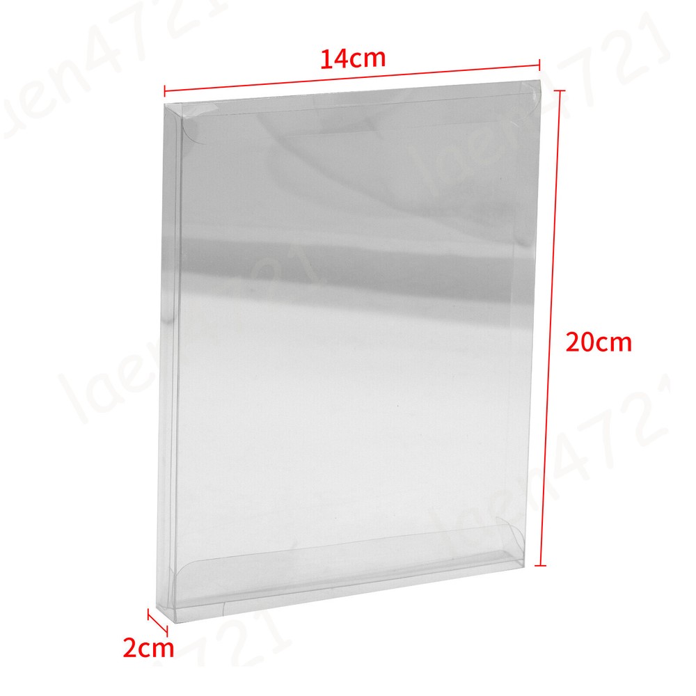 5x Clear Protective Box Protector Sleeve For DVD Standard Case (Size DV1) CD