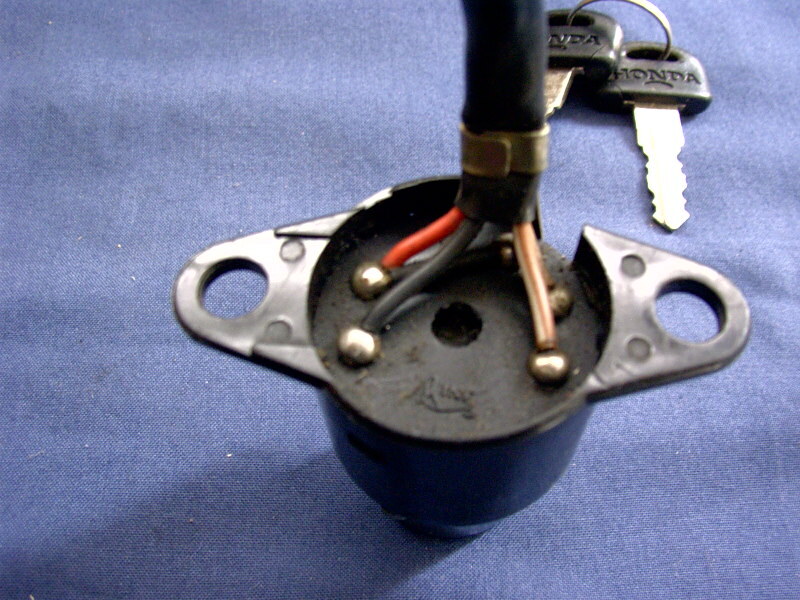 HONDA NOS 4 WIRE IGNITION SWITCH WITH 2 KEYS