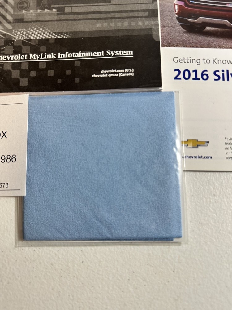 2016 Chevrolet Silverado Owner's Manual Set