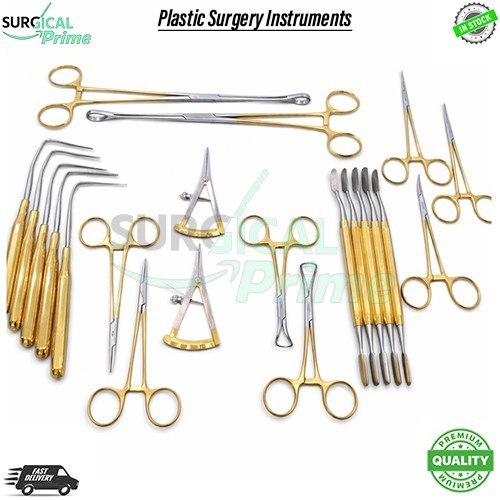 Plastic Surgery Instruments Set Of 21 Pcs