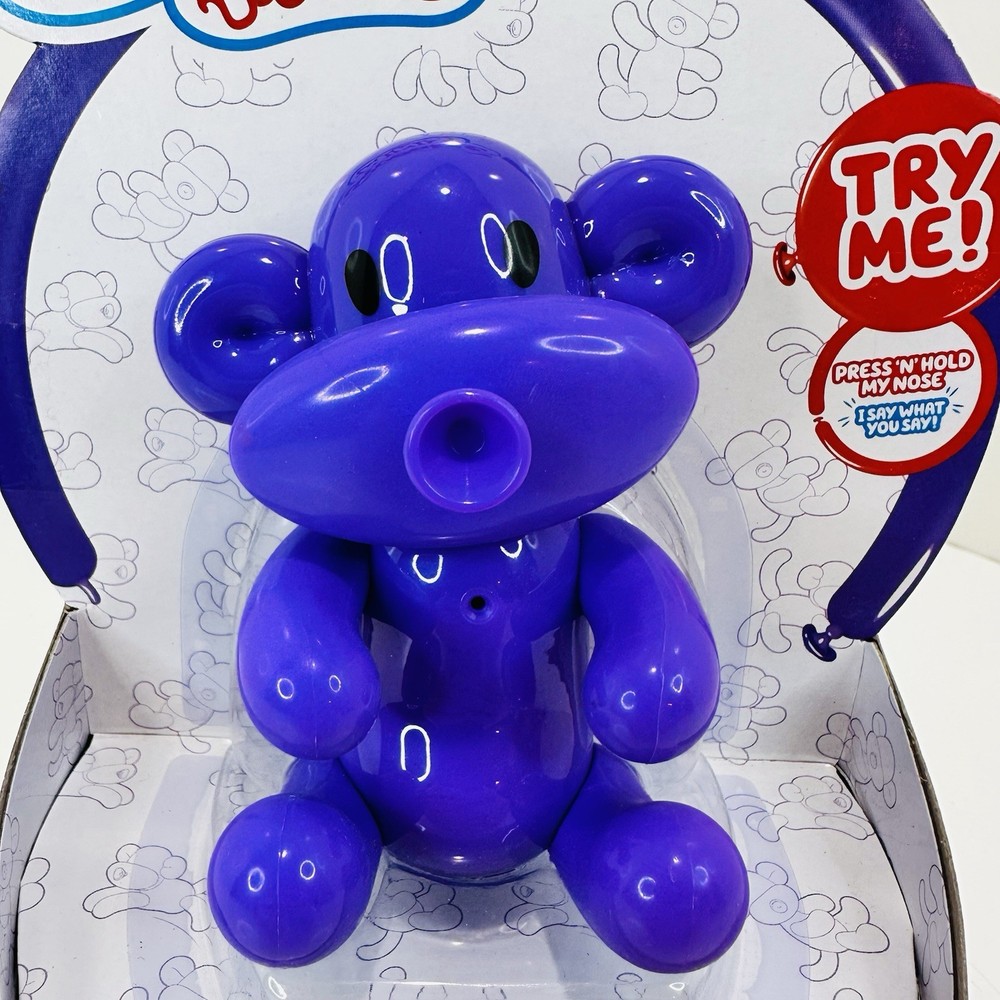 Squeakee Minis Pets Billo Monkey – Helium Voice Chat Back 2019 NOS READ