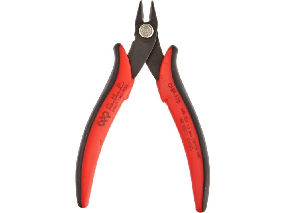 Precision Micro Wire Cutter Set - 3 Ergonomic Tools for Clean Electrical Cuts