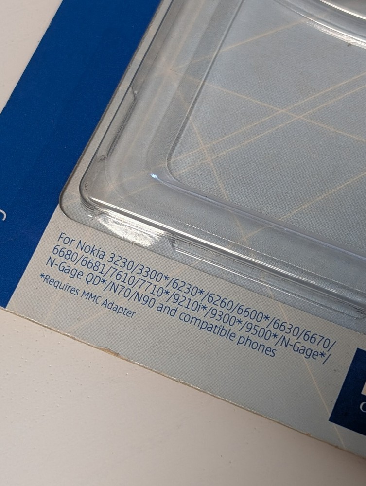 Original MEMORY CARD MMC NOKIA MU-9 256MB