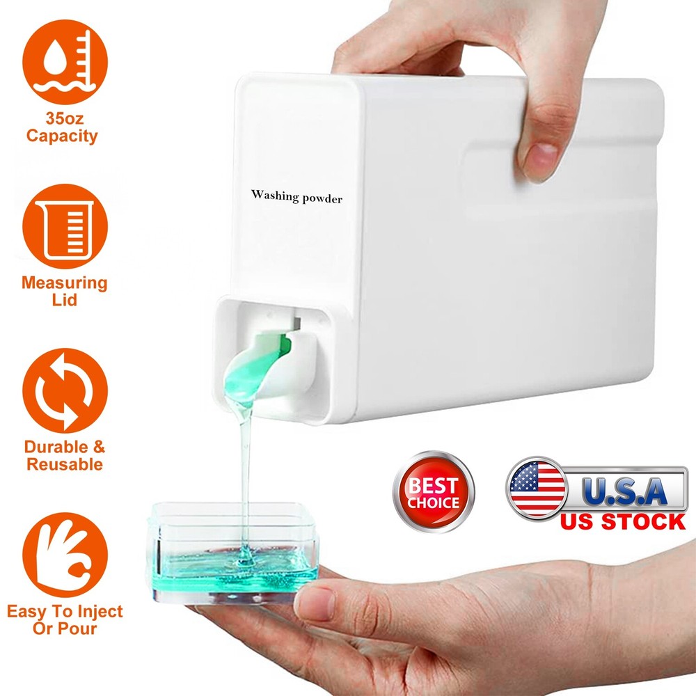 Laundry Detergent Dispenser, Plastic Liquid Laundry Detergent Container