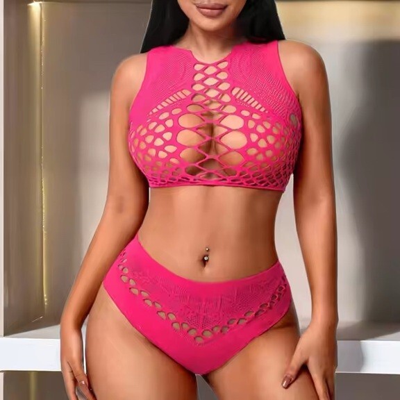 C287 Exotic Dancer- Stripper Wear-Lingerie Sexy Two Piece