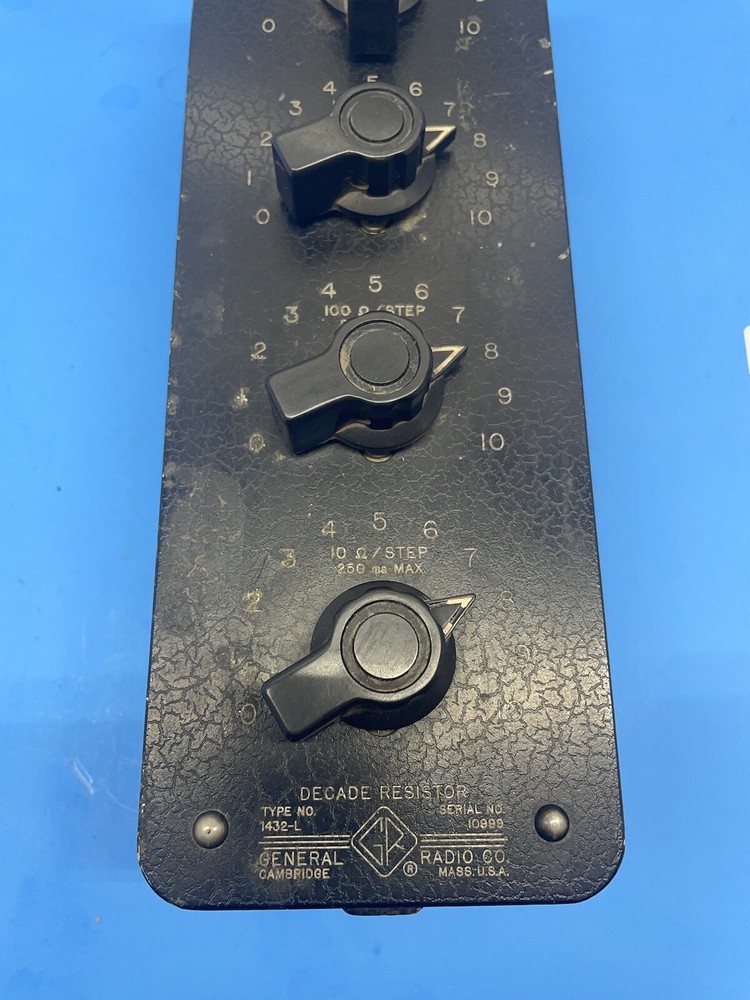 Vintage General Radio decade resistor 1432-L
