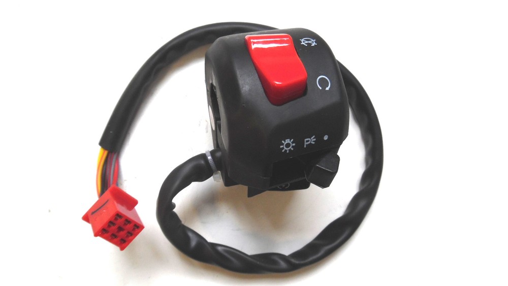 Royal Enfield handlebar fitting right without starter switch with 6-wire connection